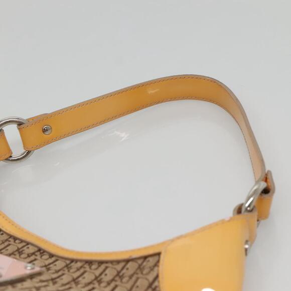 DIOR Trotter Canvas Shoulder Bag Beige Silver - Picture 9 of 13